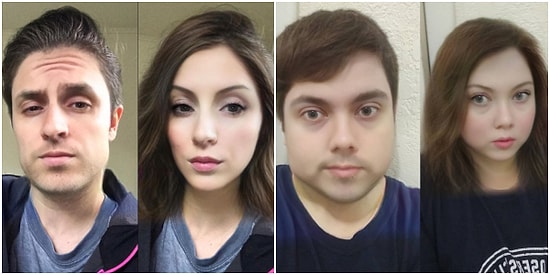 Snapchat'in Yeni Cinsiyet Değiştirme Filtresiyle Bambaşka Birine Dönüşerek Şaşırtan İnsanlar