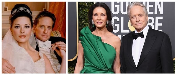 1. Кэтрин Зета-Джонс и Майкл Дуглас в браке с 2000 года.