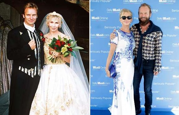17. В 1992 году мужем и женой стали Труди Стайлер и Стинг.