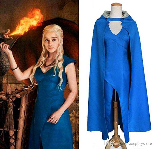 45. Khalesi'nin Game of Thrones 4. sezonda giydiği mavi elbise. (2014)