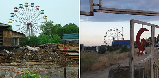 Пугающие фото колёс обозрения в России, которые однозначно достойны фильмов ужасов