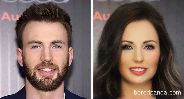 8. Крис Эванс (Капитан Америка)