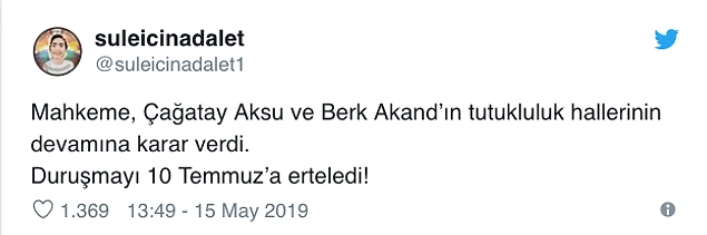 Taraf beyanlarının alınmasının ardından mahkeme başkanı ara kararı açıkladı.