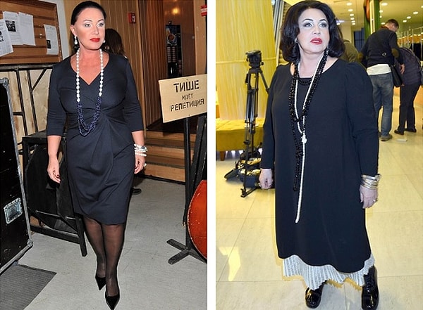 13. Несмотря на то, что Надежда Бабкина всегда следила за своим весом, в последнее время она неплохо набрала и, кажется, ее все устраивает