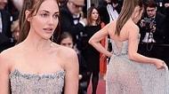 Meryem Uzerli'nin Cannes Film Festivali Açılış Gecesinde Giydiği Transparan Elbise Olay Oldu!