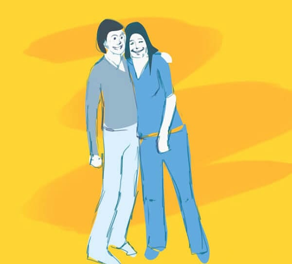 Дружеское объятие