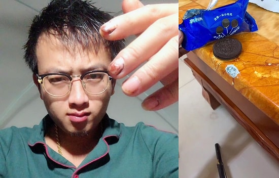 Мир уже не будет прежним: Парень из Китая чинит сантехнику и мебель при помощи печенек и лапши