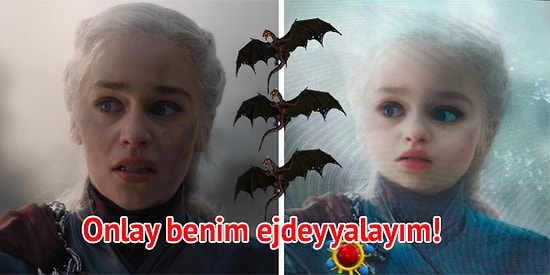 Baby of Thrones: Snapchat'in Bebek Efektiyle Diziyi 0-6 Yaş Seviyesine Çeken 16 Game of Thrones Karakteri