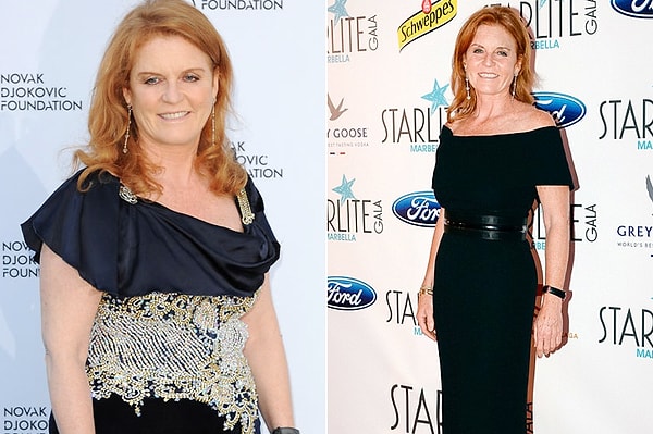 5. Вес Сары Фергюсон, бывшей супруги принца Эндрю, постоянно скакал, но ей все-таки удалось похудеть благодаря специальной диете