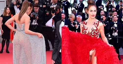 Meryem Uzerli'nin Cannes Film Festivali'nde Giydiği Derin Yırtmaçlı Elbisesinde Arapça Harfler Olduğu İddia Edildi, Ortalık Karıştı!