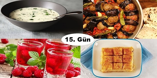Akşam İftara Ne Pişirsem?' Diye Düşünmeyin! Ramazan'ın 15. Günü İçin İftar Menüsü Önerisi