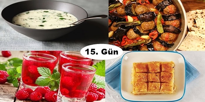 Akşam İftara Ne Pişirsem?' Diye Düşünmeyin! Ramazan'ın 15. Günü İçin İftar Menüsü Önerisi