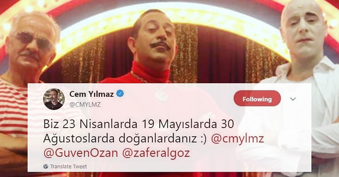 Muhteşem Üçlü! Cem Yılmaz, Ozan Güven ve Zafer Algöz'ün Doğum Günlerinin Efsane Uyumu Sizi Şaşırtacak