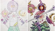 Oğlunun Çizimlerini Anime Karakterlerine Dönüştürüp Şaheserler Yaratan Harika Baba
