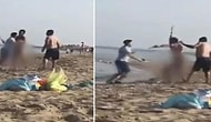 Plajda Çıplak Gezen Adama Meydan Dayağı Attılar!