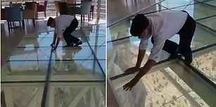 240 Metre Yükseklikteki Cam Terasta Korku Dolu Anlar Yaşayan Malatyalı Amca