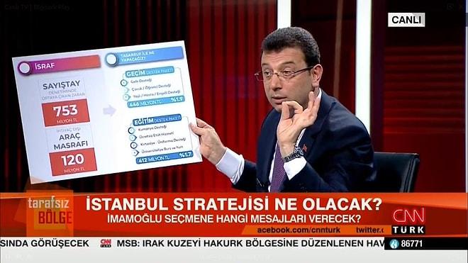 İmamoğlu CNN Türk'te Konuştu: 'Şimdi İsrafları Anlatacağım' İfadesine Ahmet Hakan'ın Yanıtı 'Süre Bitti' Oldu