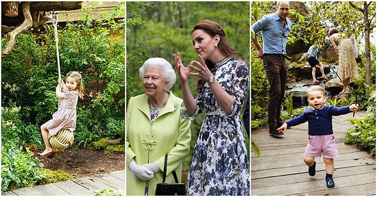 Yine Hayran Kaldık! Kraliyetin Asil Gelini Kate'in Çocuklar İçin Getirttiği Onlarca Bitkiyle Hazırlanan Bahçe