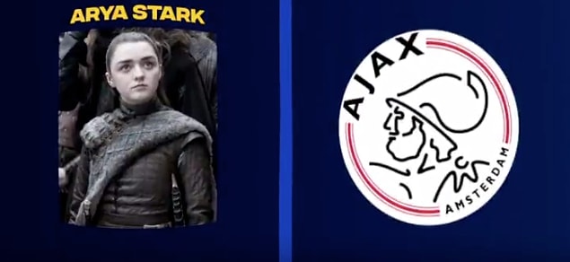 1. Arya Stark - Ajax