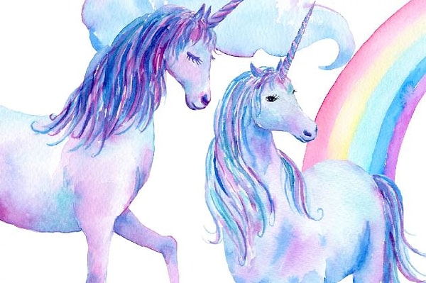 Вы выбрали цветного единорога.