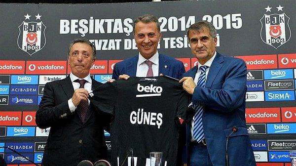 Şenol Güneş, Beşiktaş ile sözleşme imzaladığında tarih 11 Haziran 2015'i gösteriyordu.