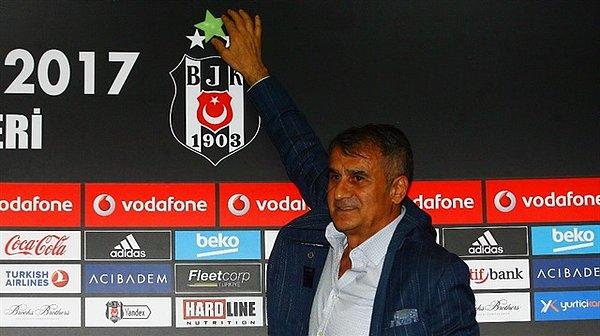 İddia ettiği gibi Beşiktaş'ın 3.yıldızı takmasında pay sahibi oldu.