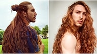 Erkek Rapunzel! Yaklaşık 1 Metre Olan Saçına Aldığı Eleştirilere Rağmen Bebekler Gibi Bakan Ünlü Oyuncu Cristiano Braga