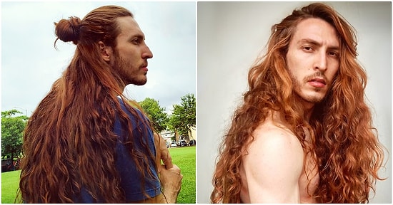 Erkek Rapunzel! Yaklaşık 1 Metre Olan Saçına Aldığı Eleştirilere Rağmen Bebekler Gibi Bakan Ünlü Oyuncu Cristiano Braga