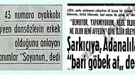 Garip Olaylar Çıkarma Konusunda Adana'nın Epey Eski Olduğunu Gösteren Nostaljik Haberler
