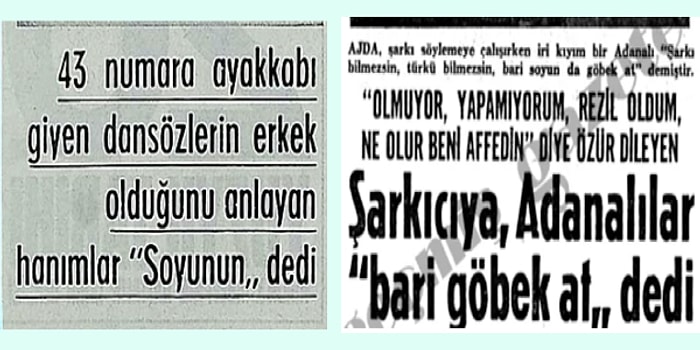 Garip Olaylar Çıkarma Konusunda Adana'nın Epey Eski Olduğunu Gösteren Nostaljik Haberler