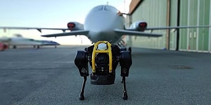 3 Tonluk Bir Uçağı Çekebilen Robot Köpek: HyQReal