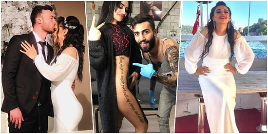 Vücuduna Yaptırdığı Yanlış İngilizce Dövmeyle Çok Konuşulan Naz Mila Sürpriz Bir Şekilde Evlendi!