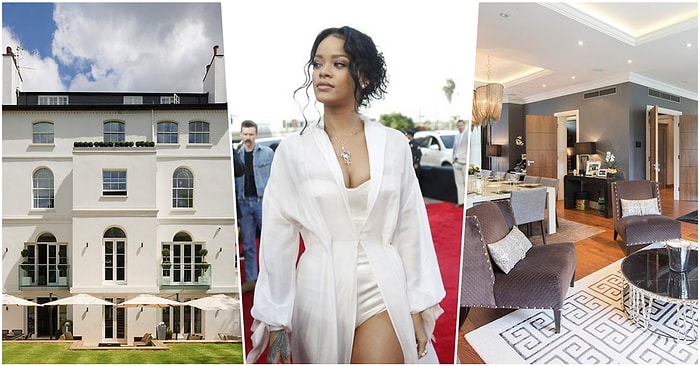 Kıskanmaktan Bir Hâl Olduk! Rihanna'nın Haftalık Kirası 123 Bin TL Olan Londra'daki Yedi Yatak Odalı Malikanesi