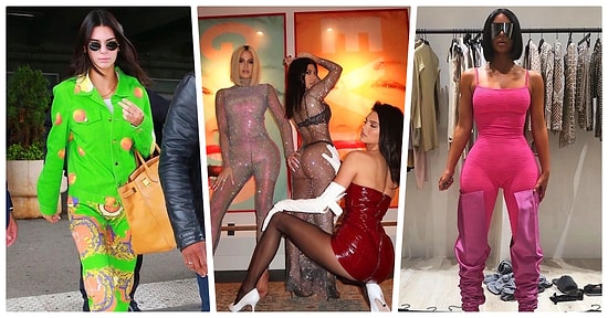 Attığı Adım Olay Olan Kardashian ve Jenner Kardeşlerin Üzerine Para Verseler de Asla Giymek İstemeyeceğiniz Saçma Kıyafetleri