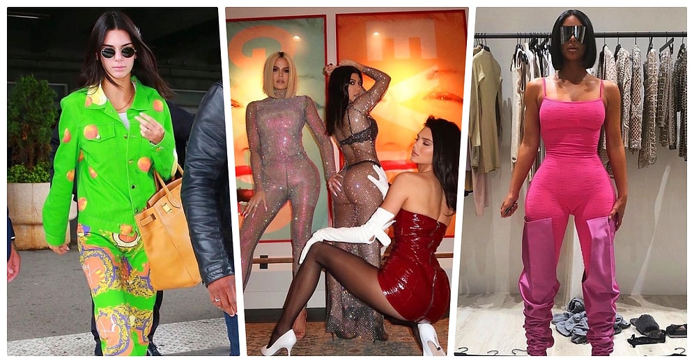 Attığı Adım Olay Olan Kardashian ve Jenner Kardeşlerin Üzerine Para Verseler de Asla Giymek İstemeyeceğiniz Saçma Kıyafetleri