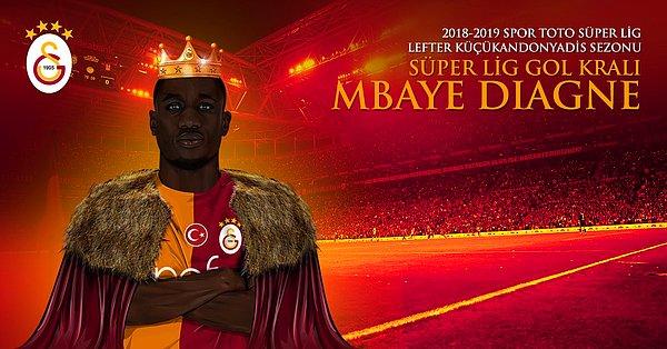 Ayrıca 2018-2019 Spor Toto Süper Lig Lefter Küçükandonyadis Sezonu gol kralı Mbaye Diagne oldu.