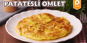 Kahvaltının En Doyurucu Tabağı! Patatesli Omlet Nasıl Yapılır?