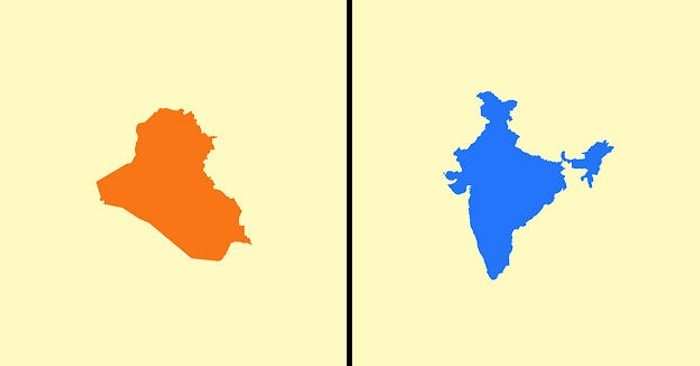 Тест: Если сможете узнать на карте хотя бы 10/13 азиатских стран, то вы признанный гений географии