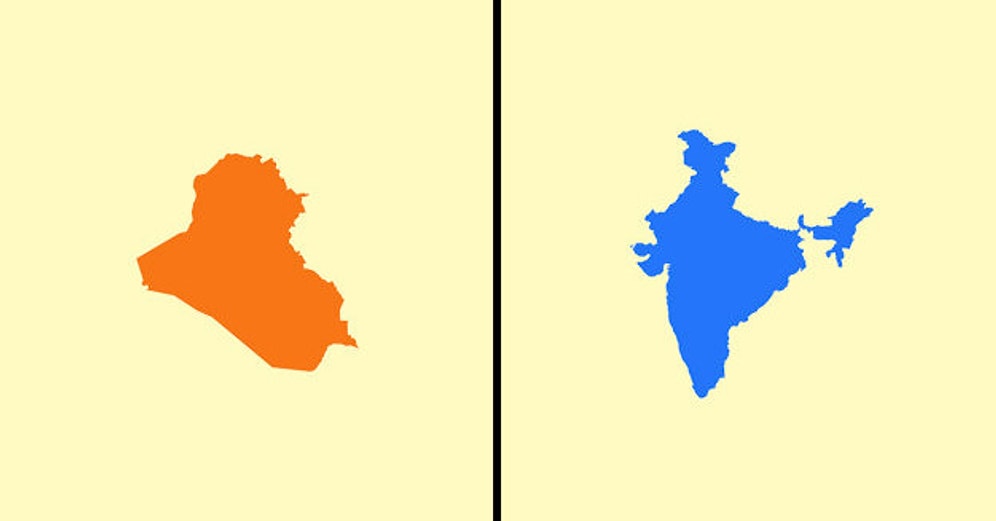 Тест: Если сможете узнать на карте хотя бы 10/13 азиатских стран, то вы признанный гений географии