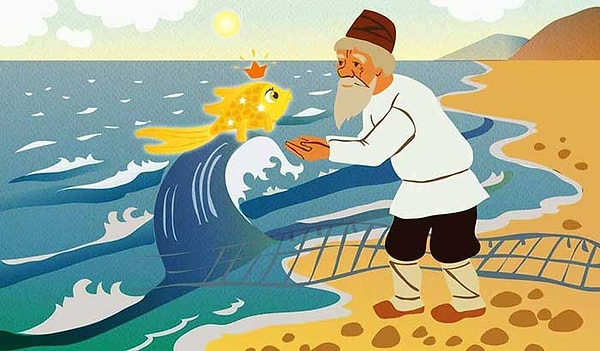 9. Что попросил старик у золотой рыбки во второй раз?