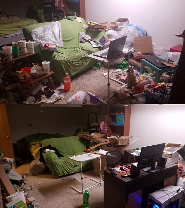 15. "Эта комната ожила. Она была похожа на свалку"