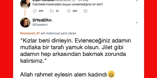 "Fakültede Hocanızdan Duyup Unutamadığınız Bir Söz?" Sorusuna Gelen Birbirinden Öğretici ve Eğlendirici 17 Cevap
