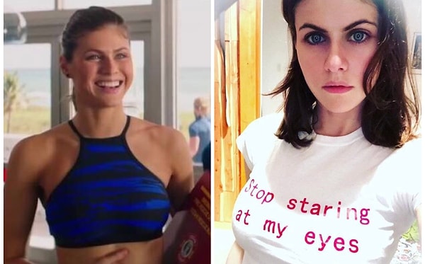 1. Александра Даддарио тоже любит обычные белые футболки