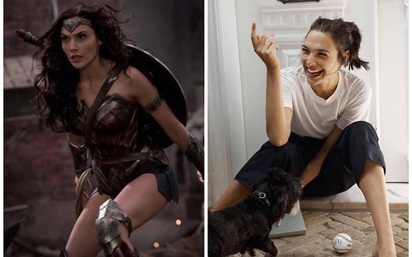 4. Галь Гадот с любимой прической домохозяек :)