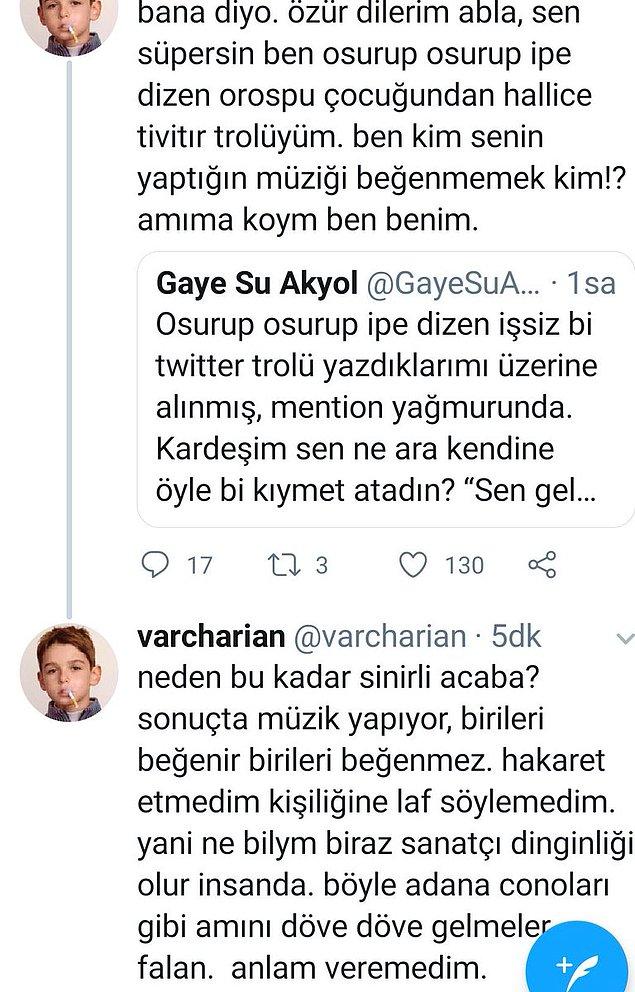 Akyol'un bu davranışına anlam veremeyen Twitter fenomeni de Akyol'u, Adana conolarına benzetmiş...