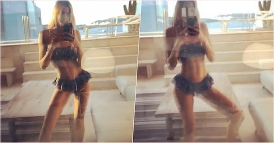Bikinili Videosunu Paylaşan Şeyma Subaşı Muhteşem Fiziğiyle Görenleri Resmen Büyüledi!