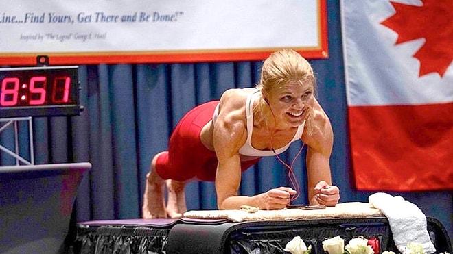 4 Saat 20 Dakika Plank Pozisyonunda Durarak Dünya Rekoru Kıran Kadın: Dana Glowacka