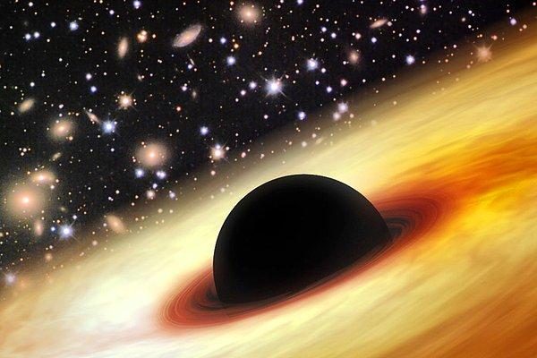 Evrendeki en büyük şeyler kara deliklerdir ve  yerçekiminin çok güçlü olduğu, ışığın bile ondan kaçamayacağı uzay bölgeleridir.