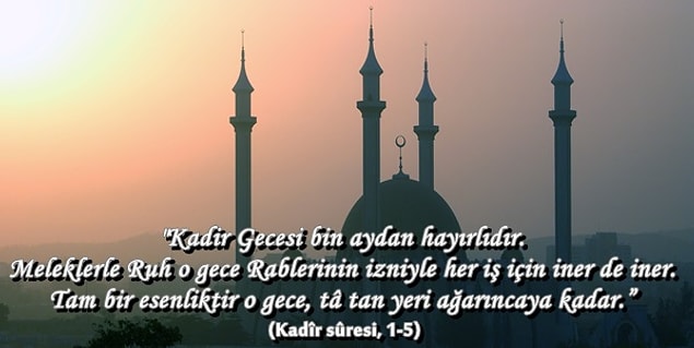 En güzel kadir gecesi mesajları!