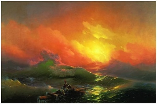 8. Какой стиль у знаменитой картины И. Айвазоаского "Девятый вал"?